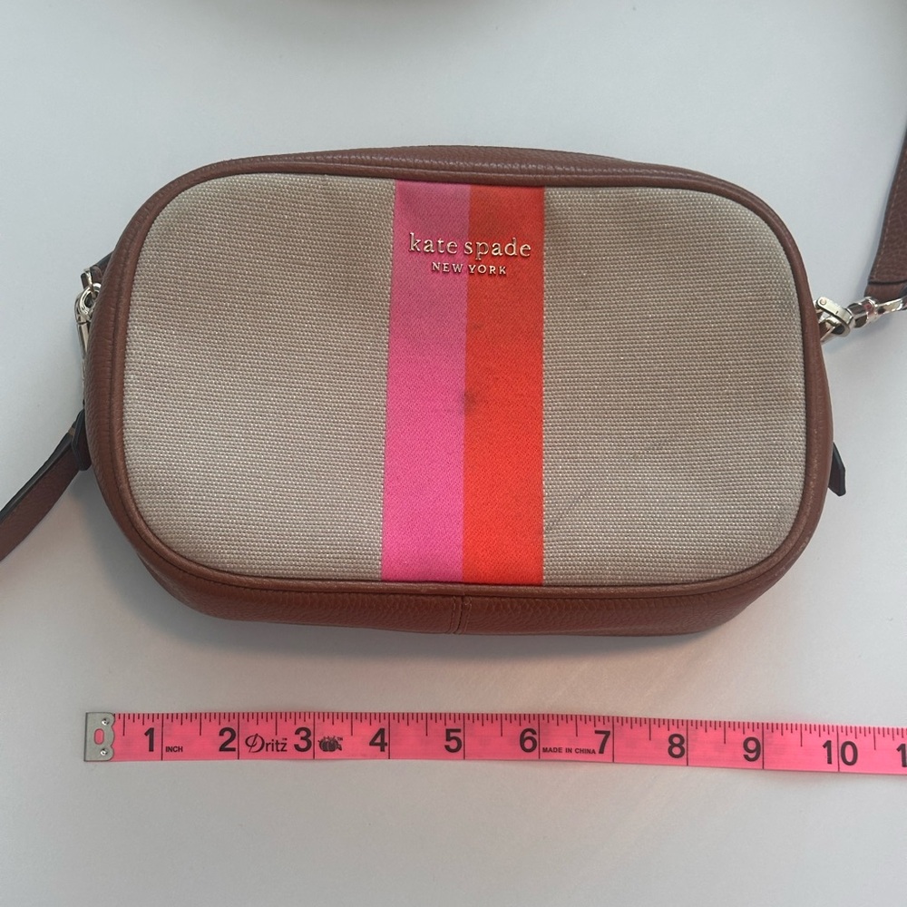 Kate Spade Astrid Striped Canvas Medium Crossbody - Picture 12 of 14